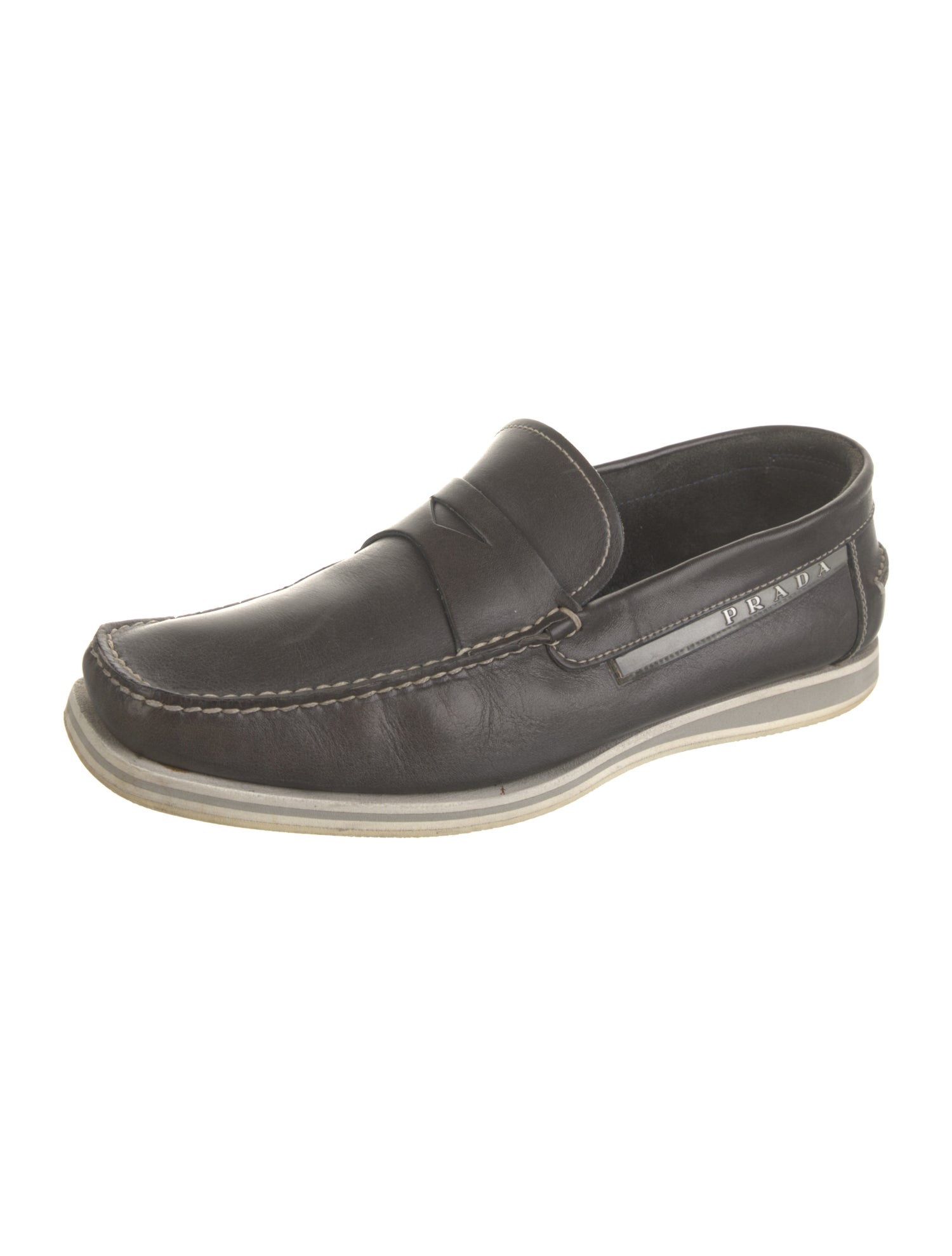 Prada Sport Leather Loafers
