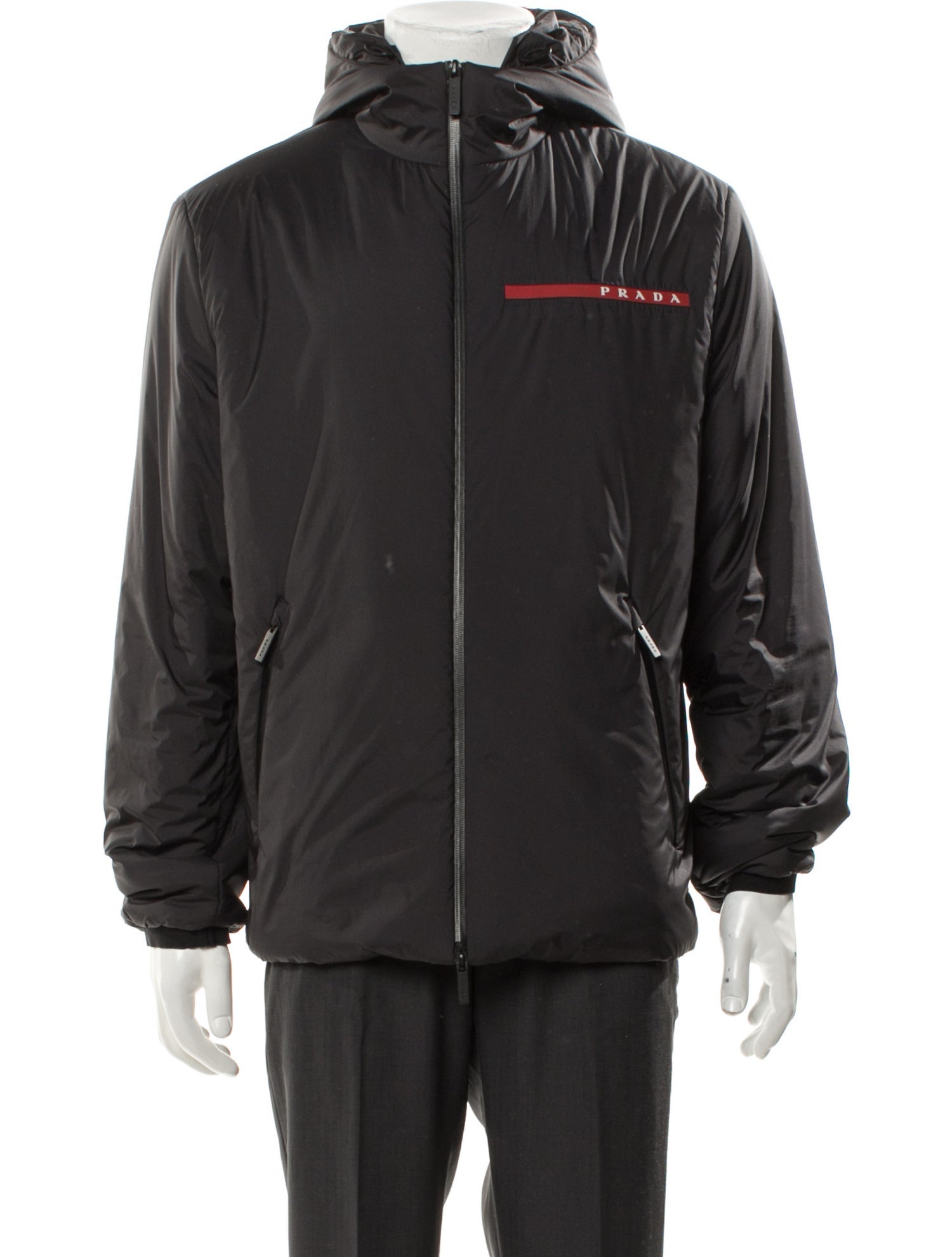 Prada 2021 Linea Rossa Windbreaker - Grey Outerwear, Clothing