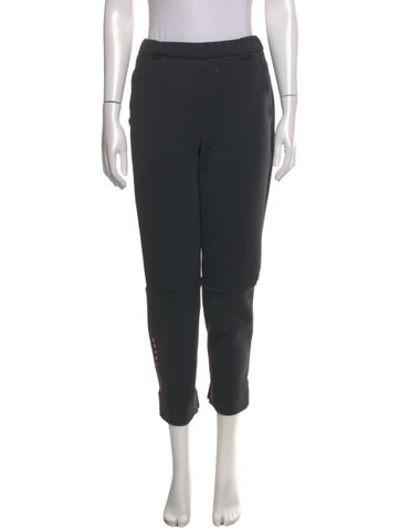 Pre-owned Prada 2021 Skinny Leg Pants In Gray