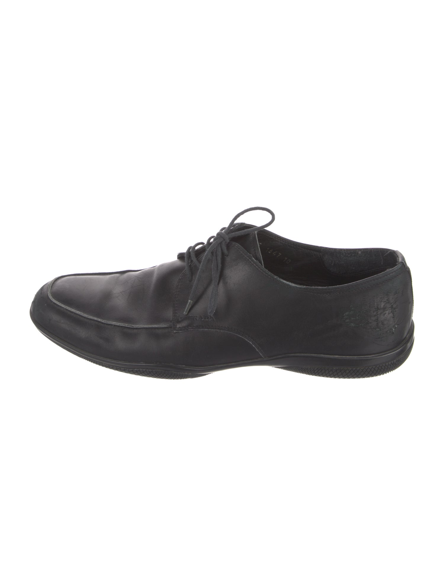 Prada Sport Leather Derby Shoes