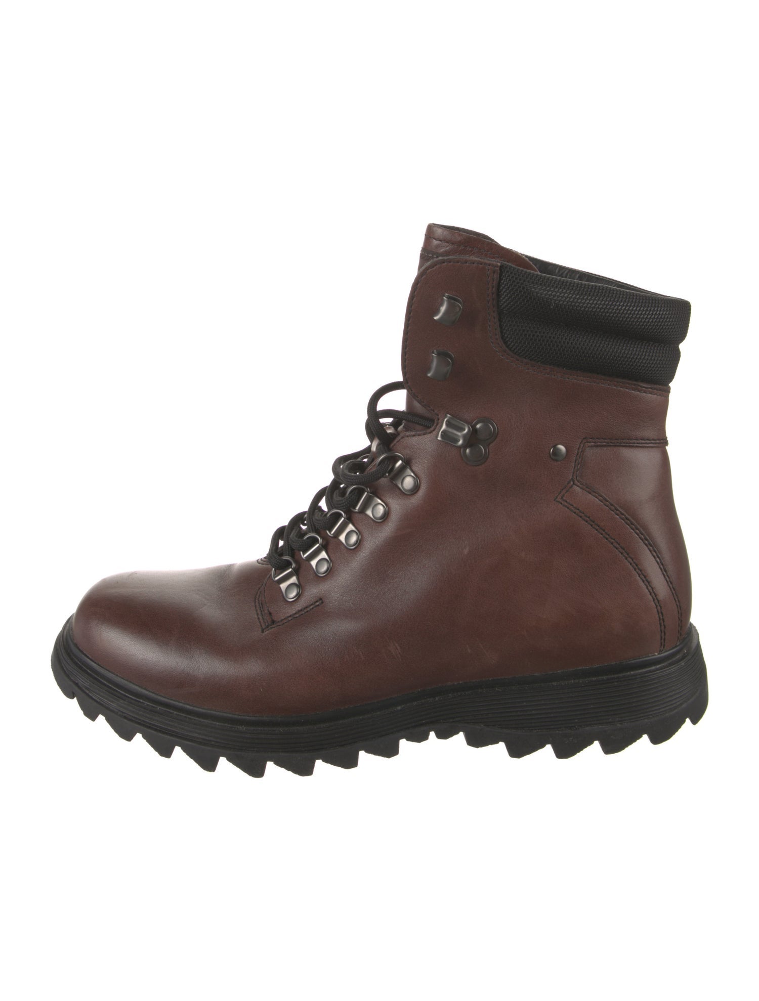 Prada Sport Trekking Leather Hiking Boots