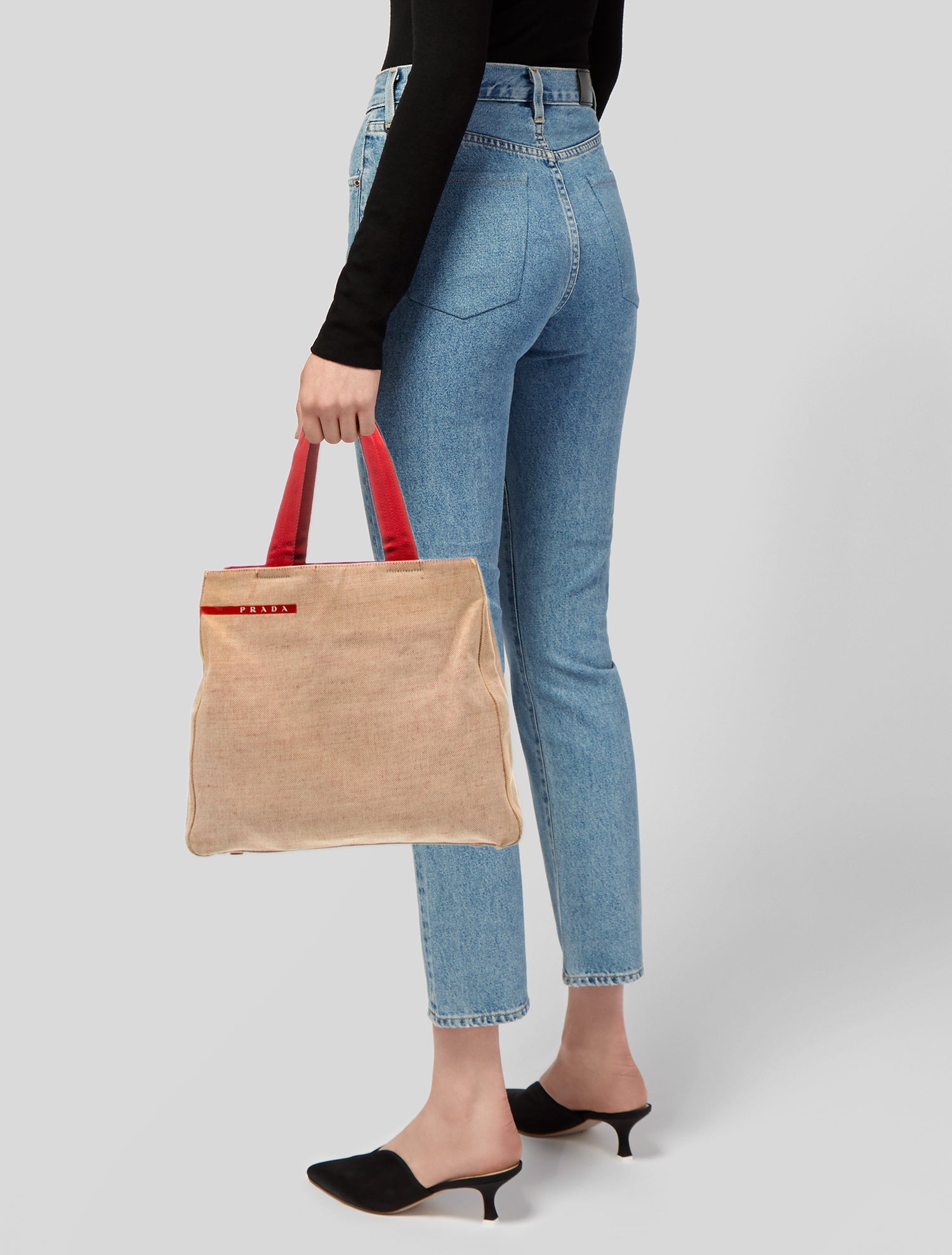 Prada Sport Canvas Canapa Vintage - Neutrals Totes, Handbags