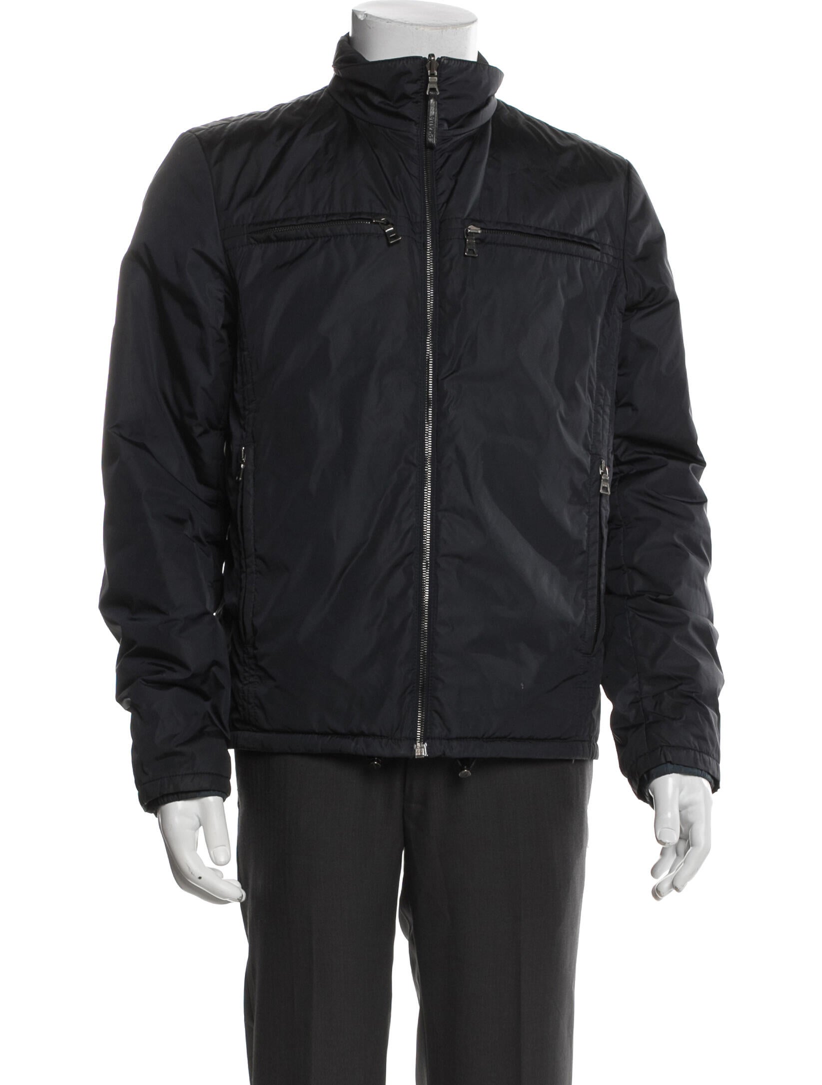 ジャケット・アウター 2007aw prada sport duffle coat (48) Prada Sport Vintage 2007 Puffer Coat - Blue Outerwear, Clothing