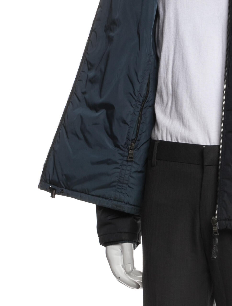 Prada Sport Vintage 2007 Puffer Coat - Blue Outerwear, Clothing