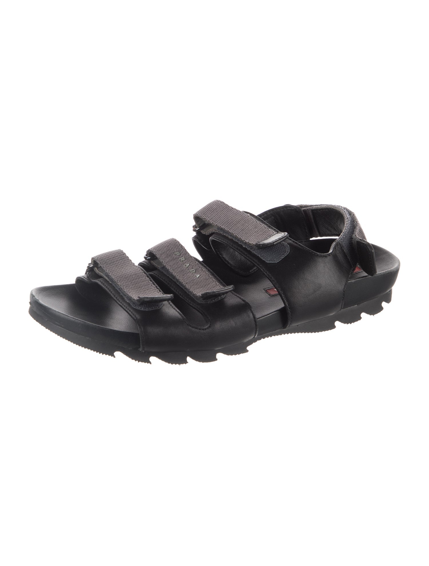 Prada Sport Leather Sandals