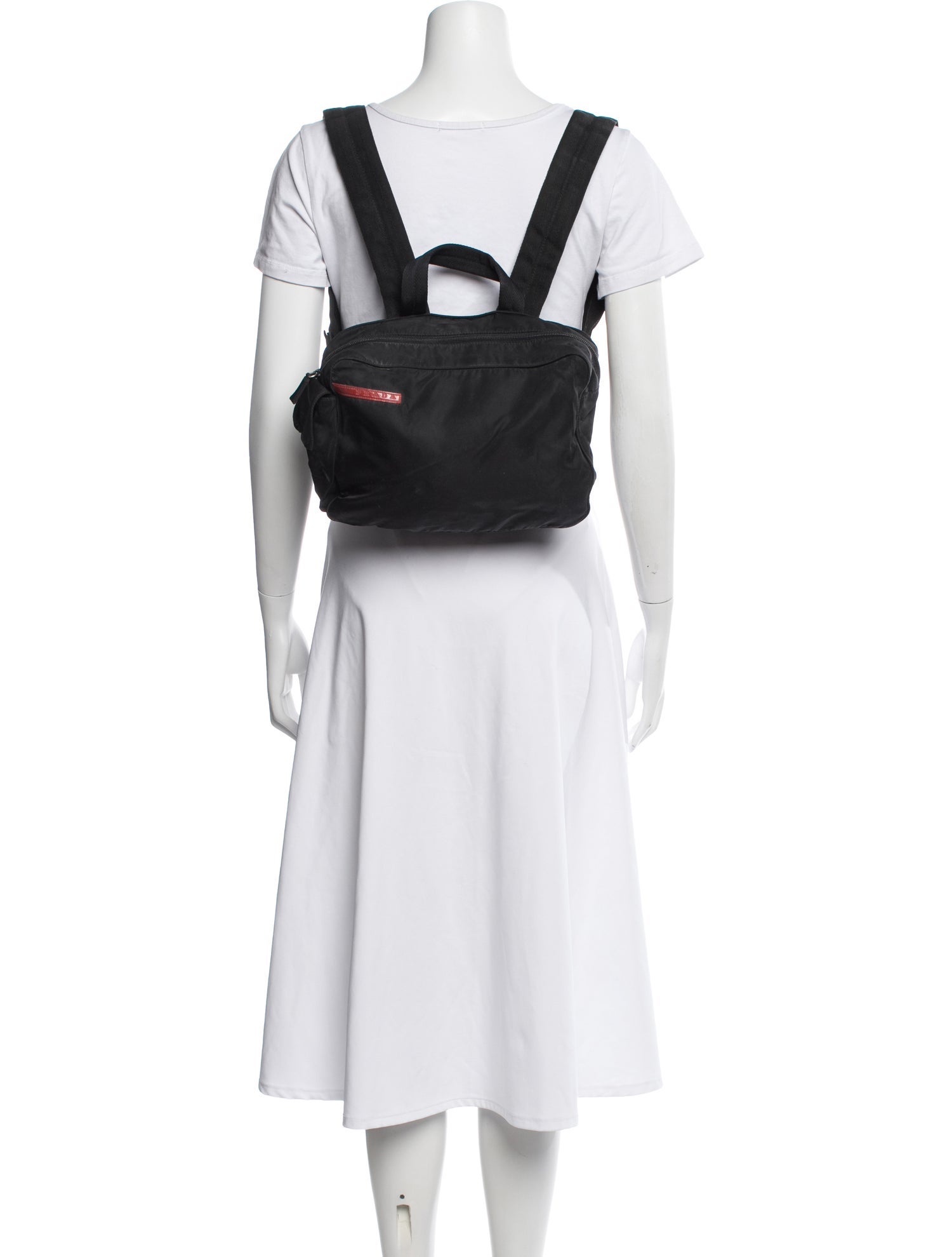 Prada Sport Signature Backpack Vintage - Black Backpacks, Handbags
