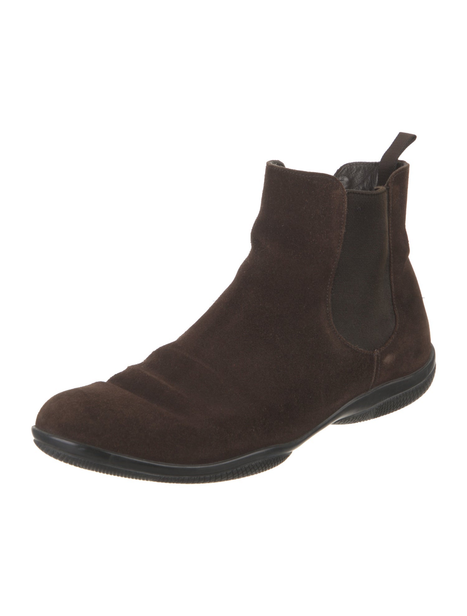 Prada Sport Suede Chelsea Boots