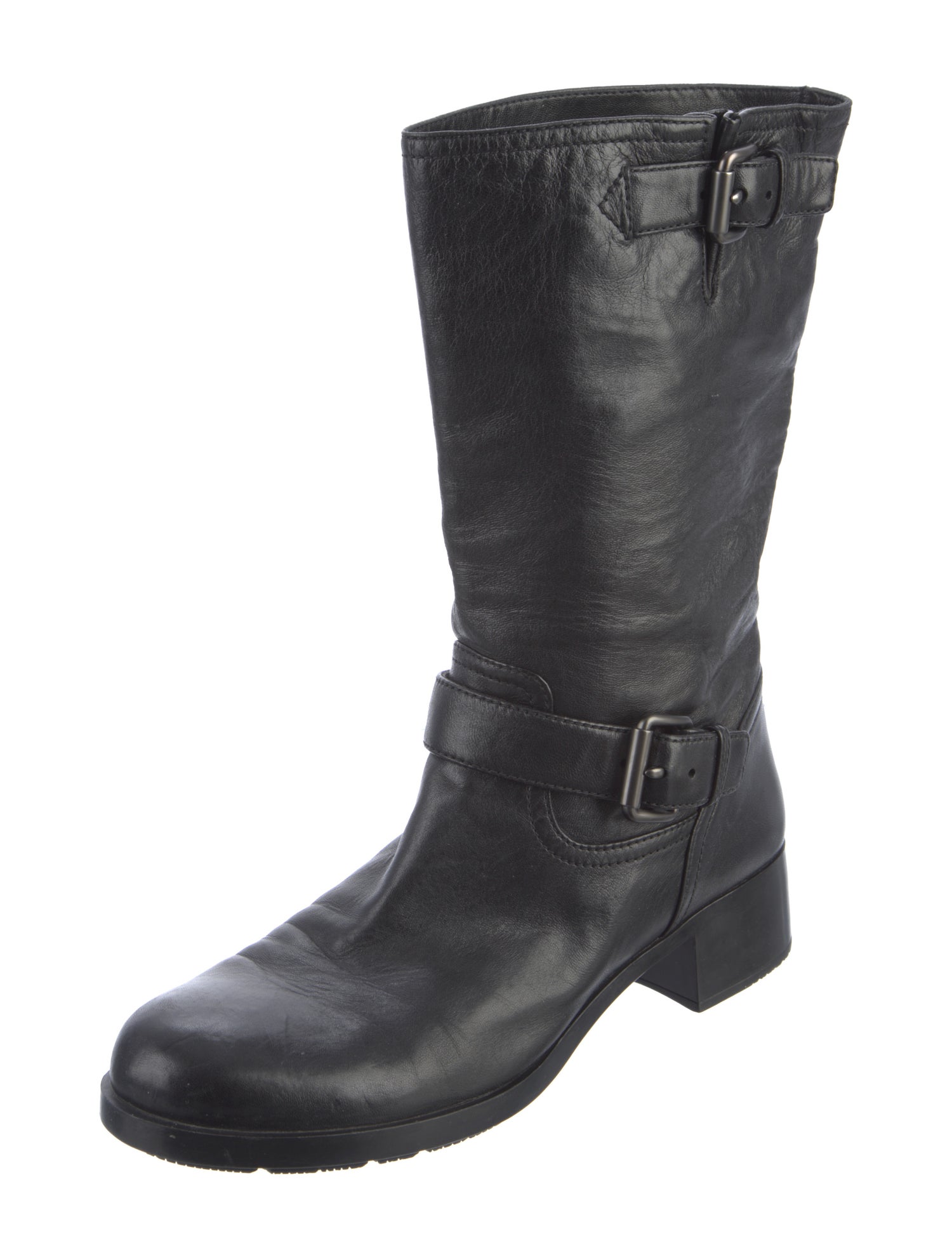 Chanel Vintage Motocross CC Boots - Black Boots, Shoes - CHA357136