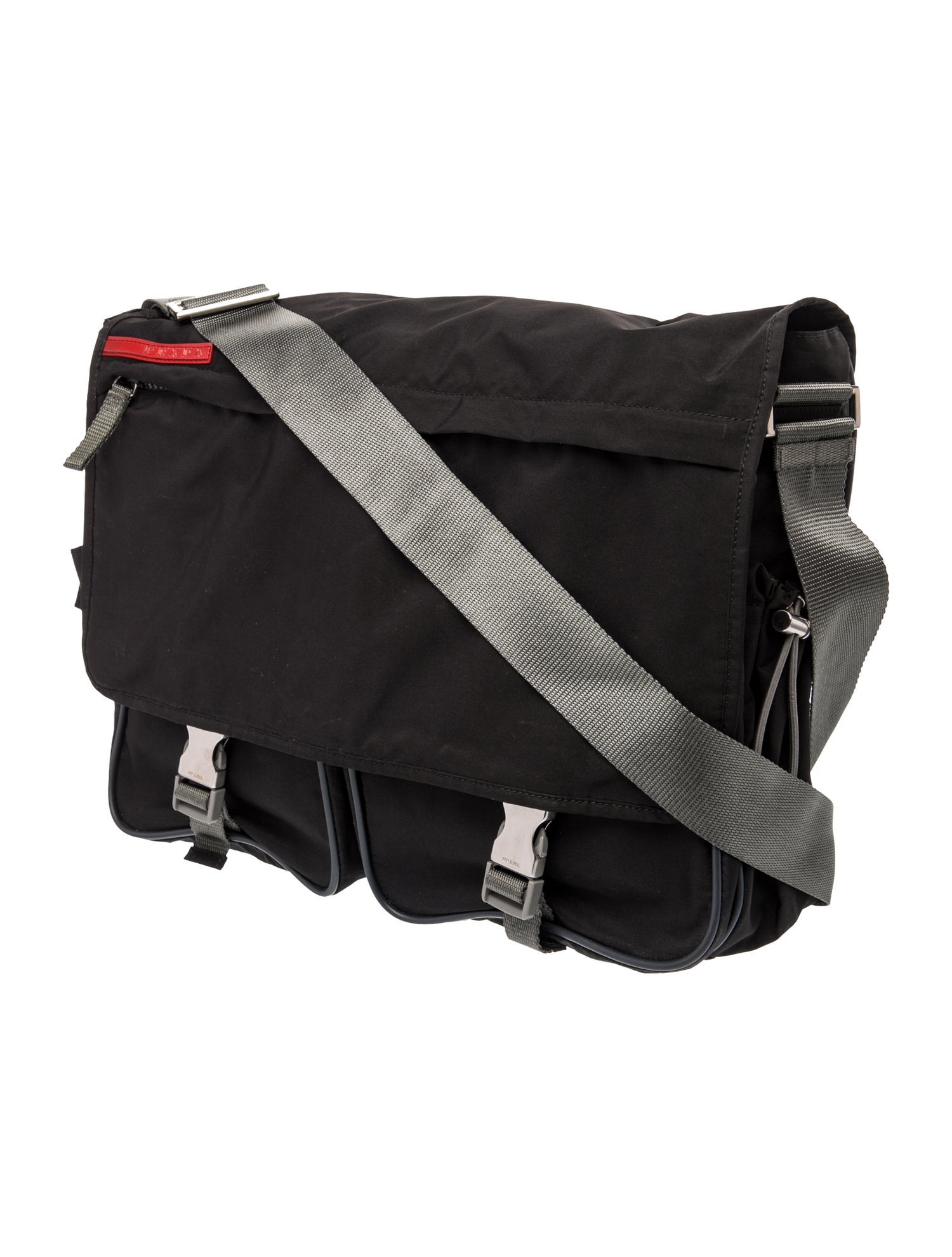 バッグ PRADA SPORT messenger bag black Prada Sport Bags for Men | The RealReal