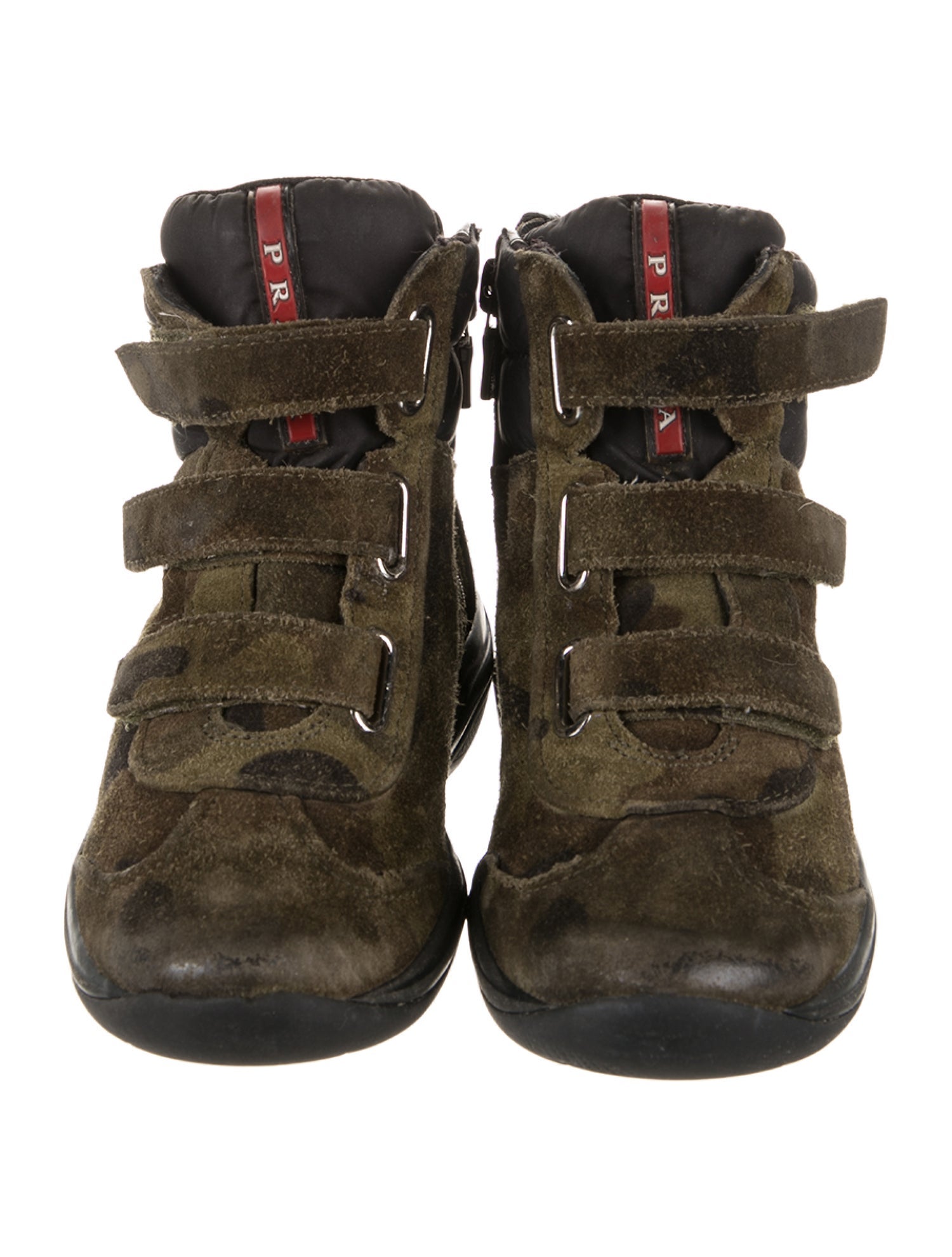 Prada Sport Camo Strap Sneakers