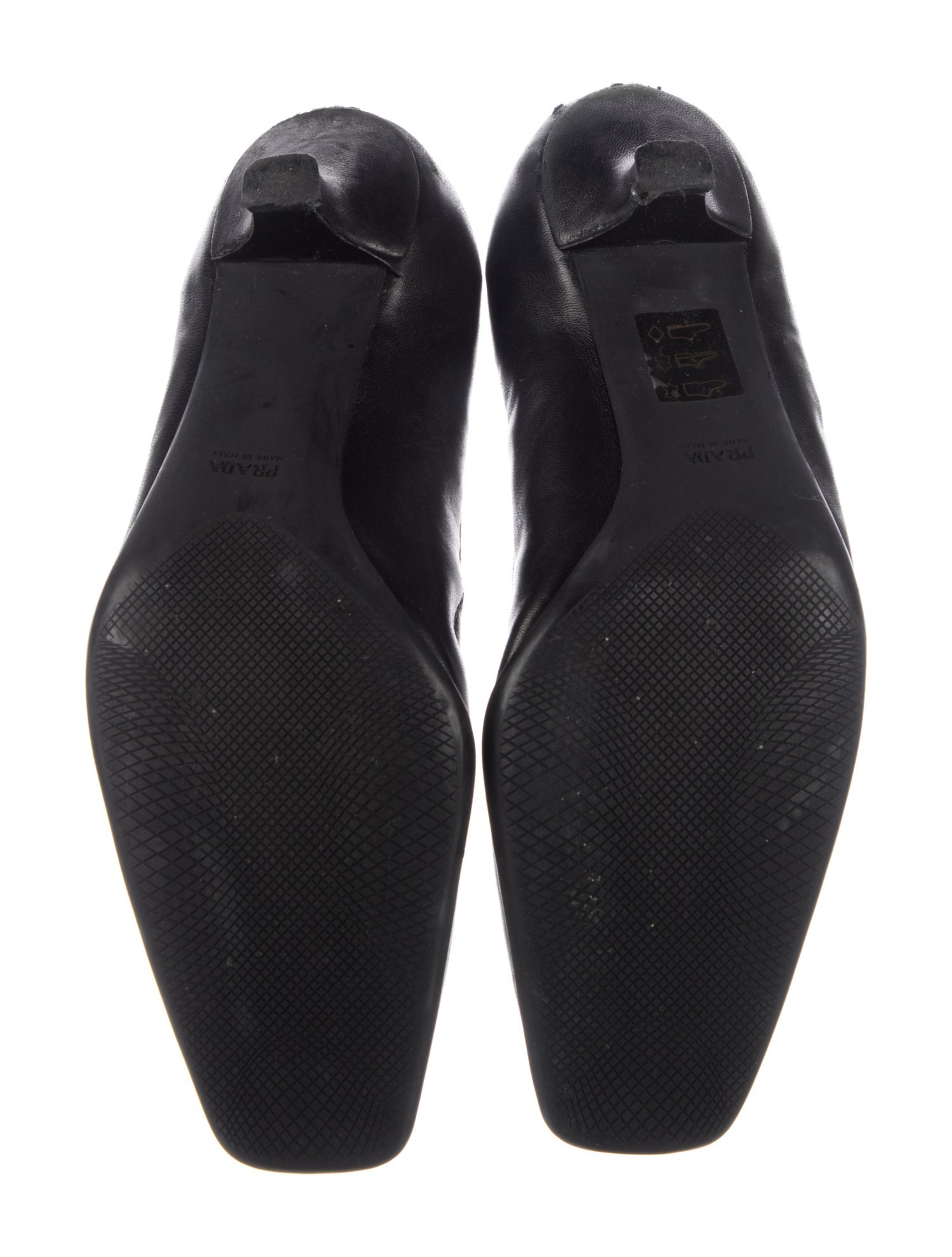 Prada Sport Leather Pumps - Blue Pumps, Shoes - WPR150682 | The