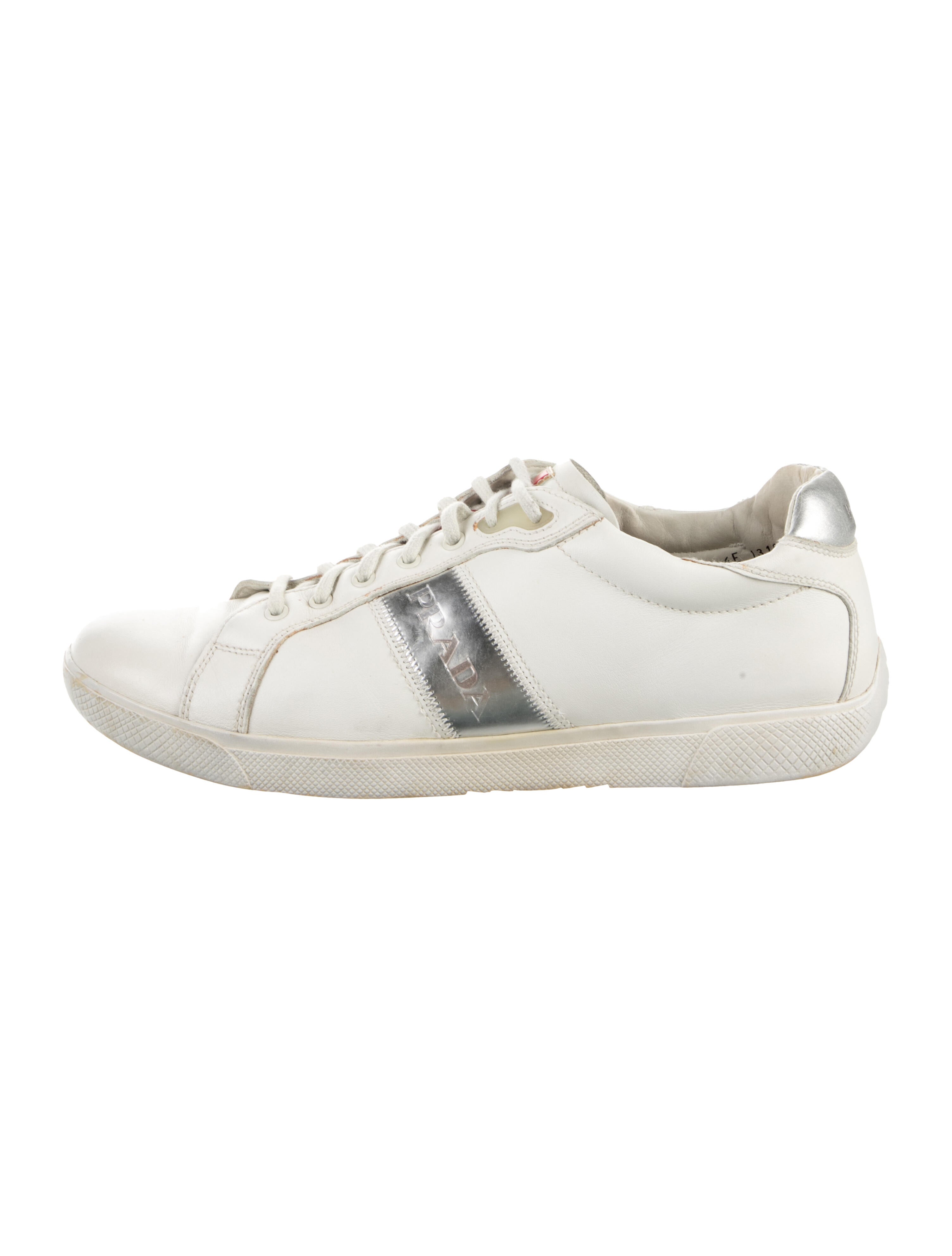 Prada Sport Vintage Leather Athletic Sneakers