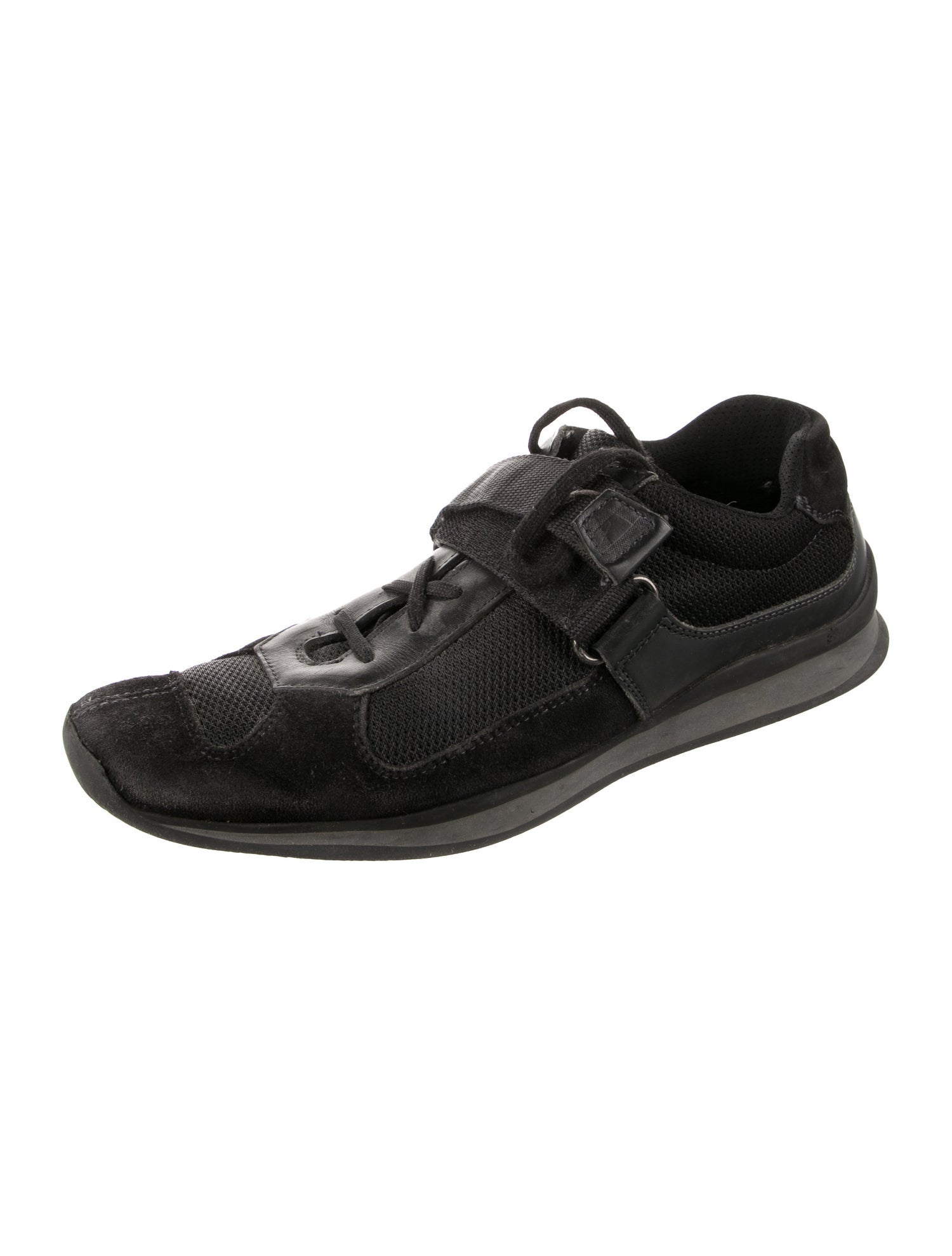 Prada Sport Leather Athletic Sneakers