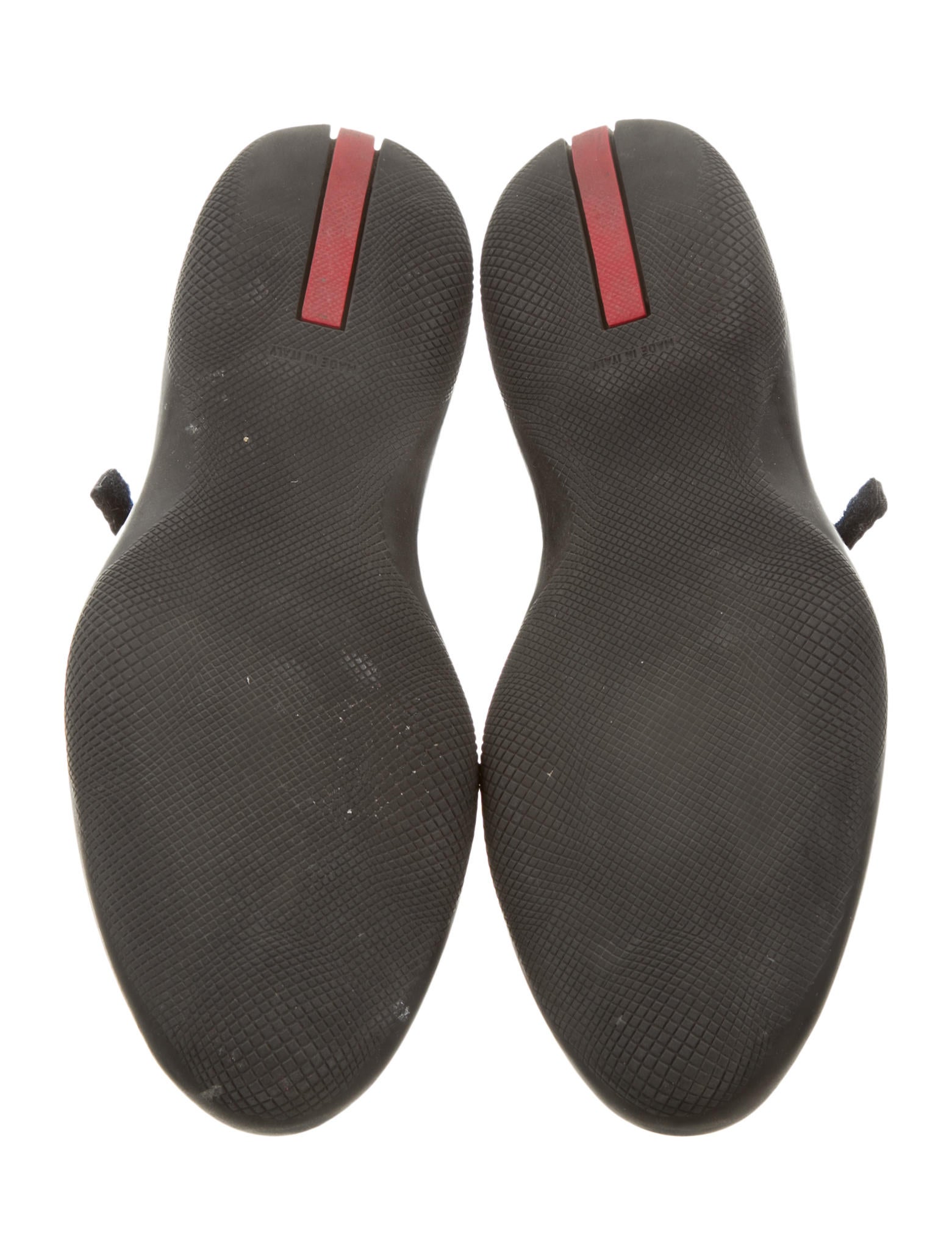Prada Sport Patent Leather Mary Jane Flats - Shoes - WPR35115 | The RealReal