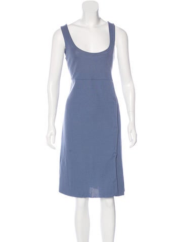 Prada Sport Silk-Blend Bodycon Dress
