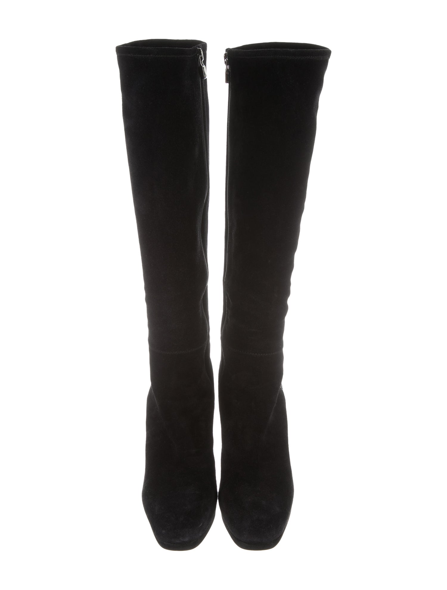 prada knee high platform boots