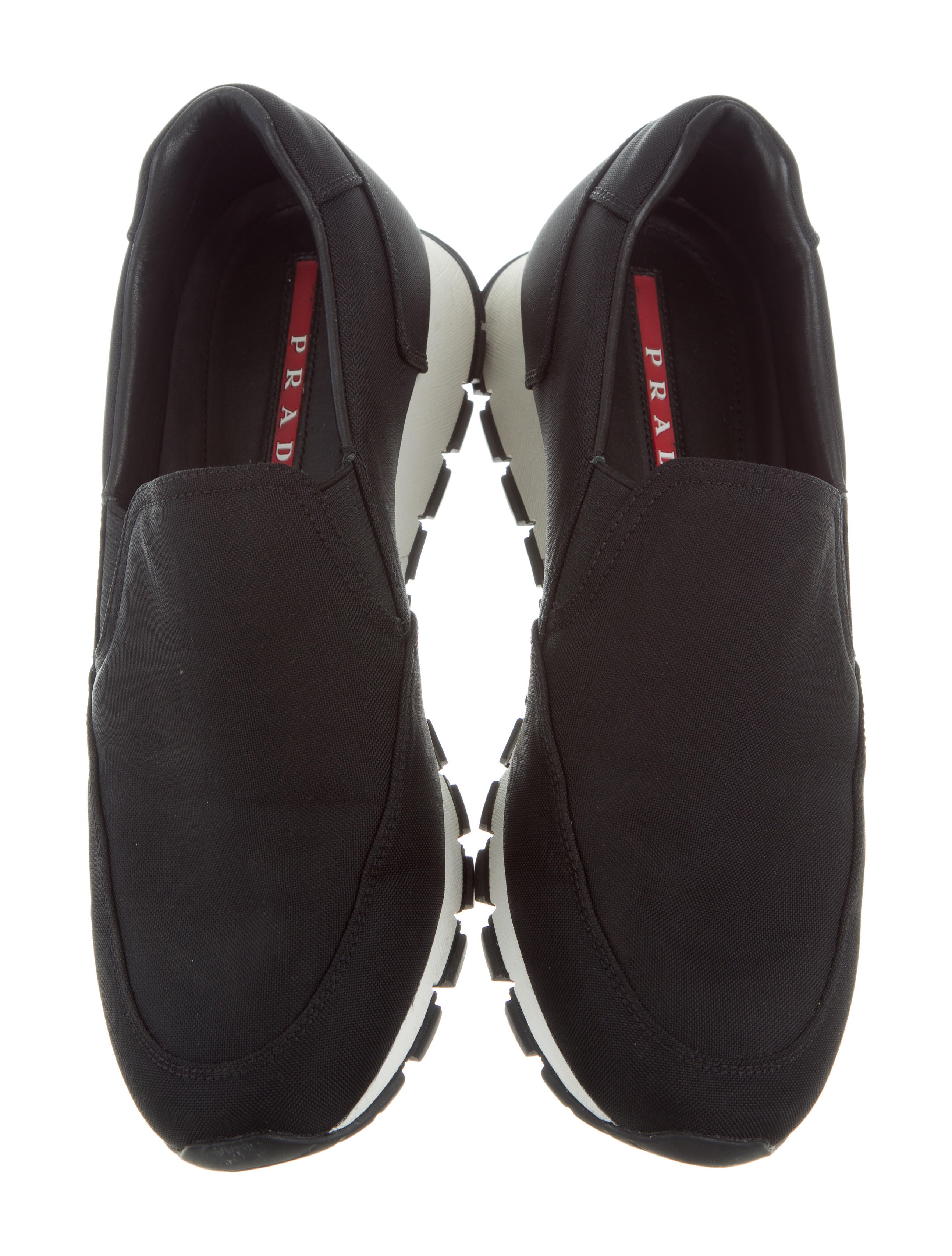 Prada Sport Canvas SlipOn Sneakers Shoes WPR42306 The RealReal