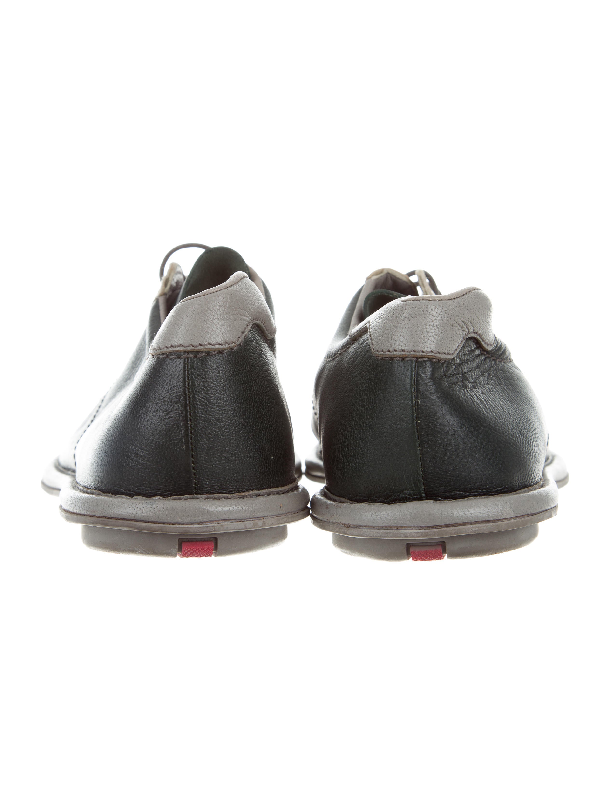 Prada Sport Leather Bowling Shoes Shoes WPR43316 The RealReal