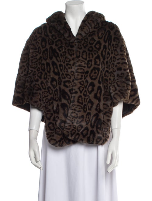 pretty rugged Fur Animal Print Faux Fur Jacket