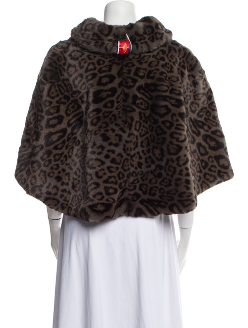 pretty rugged Fur Animal Print Faux Fur Jacket