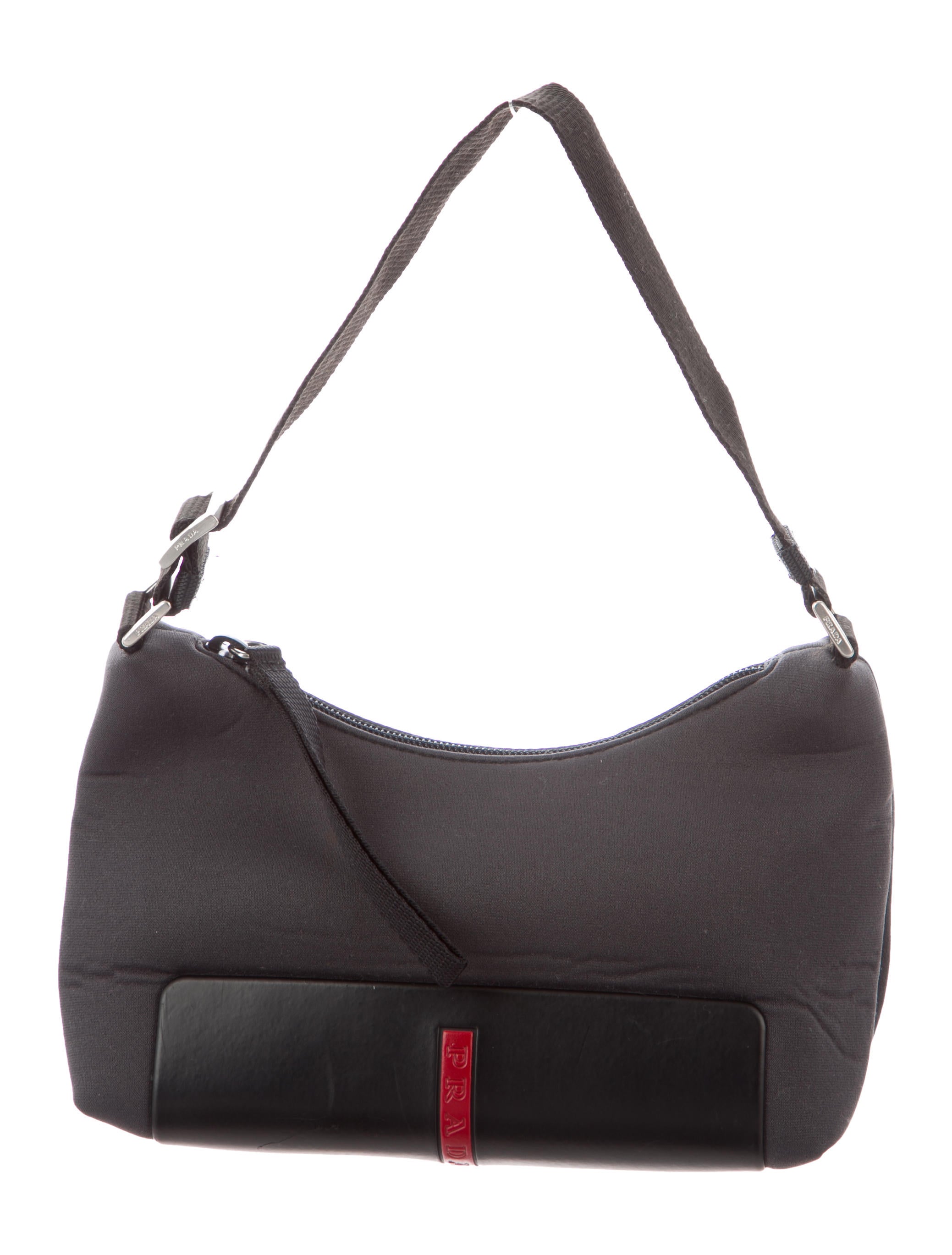 Prada Sport Neoprene Shoulder Bag - Grey Shoulder Bags, Handbags