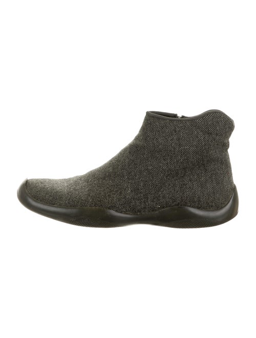 Prada Sport Round-Toes Boots Grey