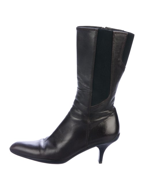 Prada Sport Leather Knee-High Boots