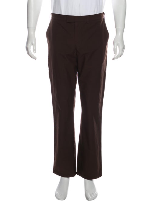 Prada Sport Cropped Flat Front Pants brown