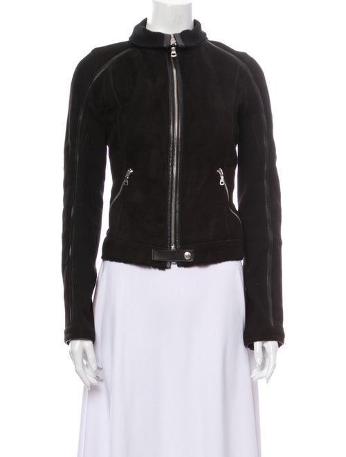 Prada Sport Shearling Jacket Black