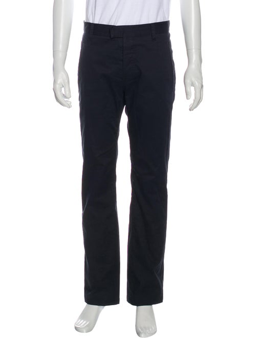 Prada Sport Straight-Leg Twill Pants navy