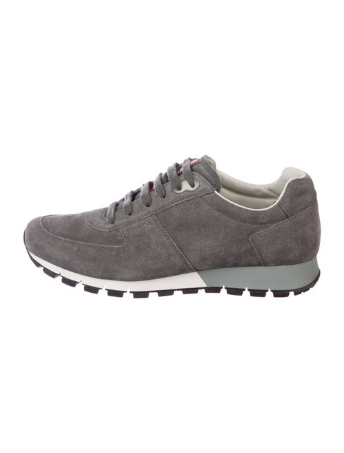 Prada Sport Suede Sneakers Grey