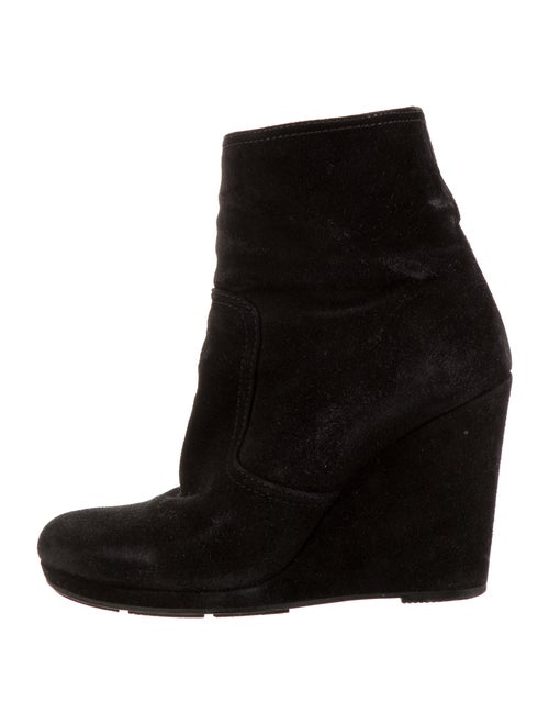 Prada Sport Suede Boots Black