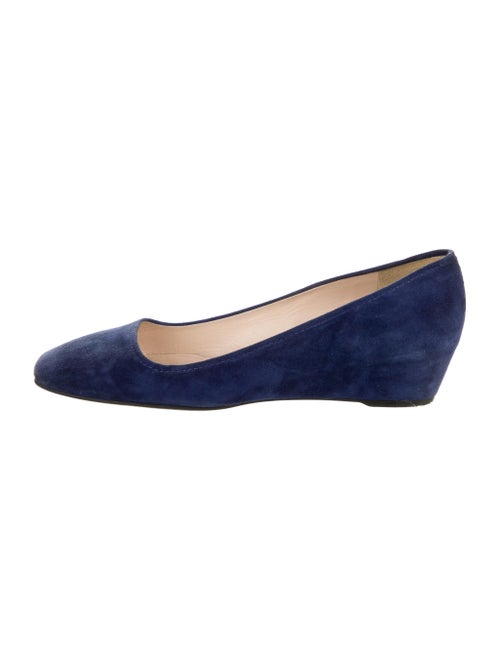Prada Sport Suede Pumps Blue