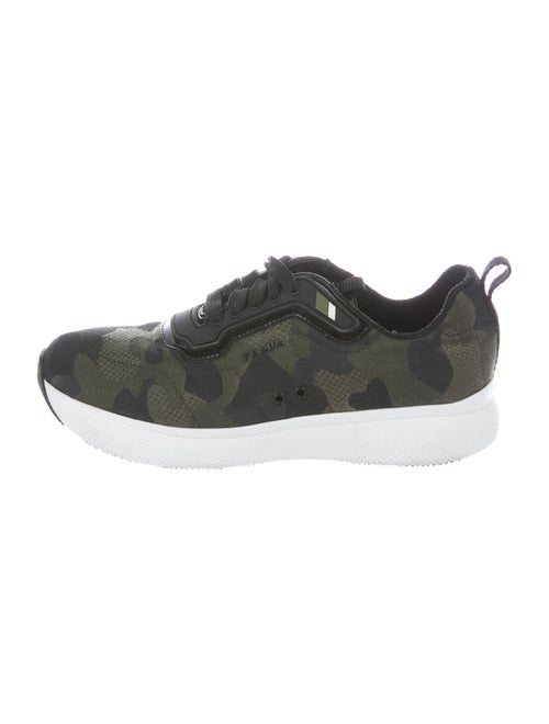 Prada Sport Printed Sneakers Green