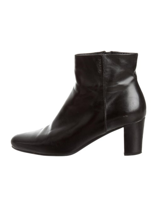 Prada Sport Leather Boots Black