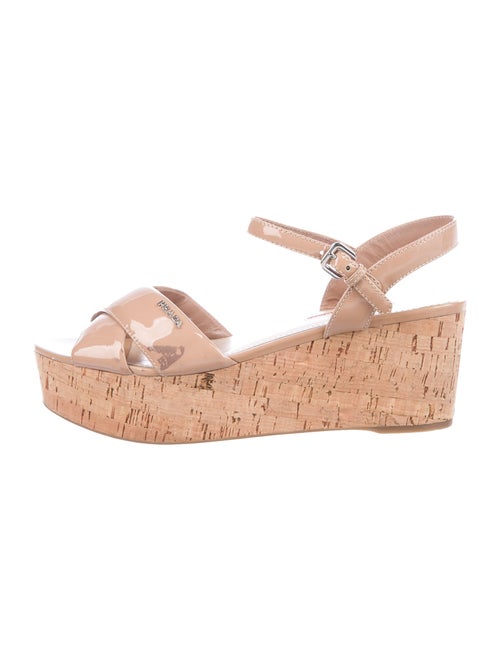 Prada Sport Patent Leather Sandals