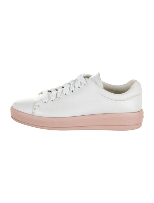 Prada Sport Leather Sneakers White