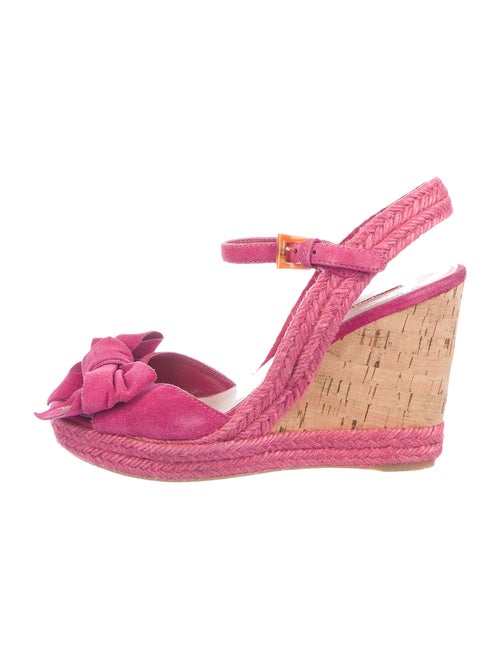 Prada Sport Suede Sandals Pink