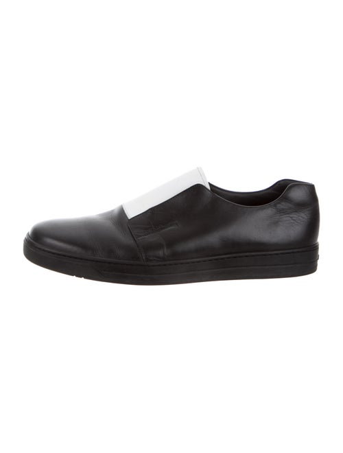 Prada Sport Leather Sneakers Black