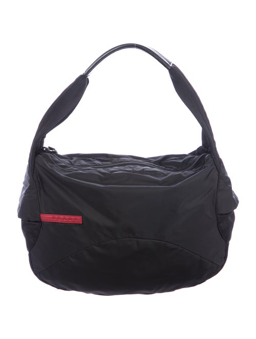 Prada Sport Sport Tessuto Shoulder Bag Black