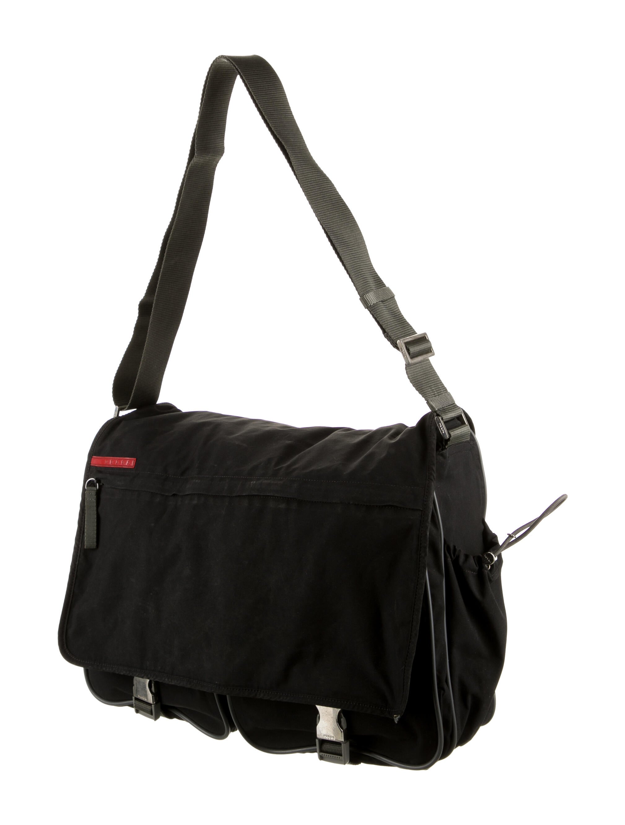 バッグ PRADA SPORT messenger bag black Prada Sport Tessuto Messenger Bag - Black Messenger Bags, Bags