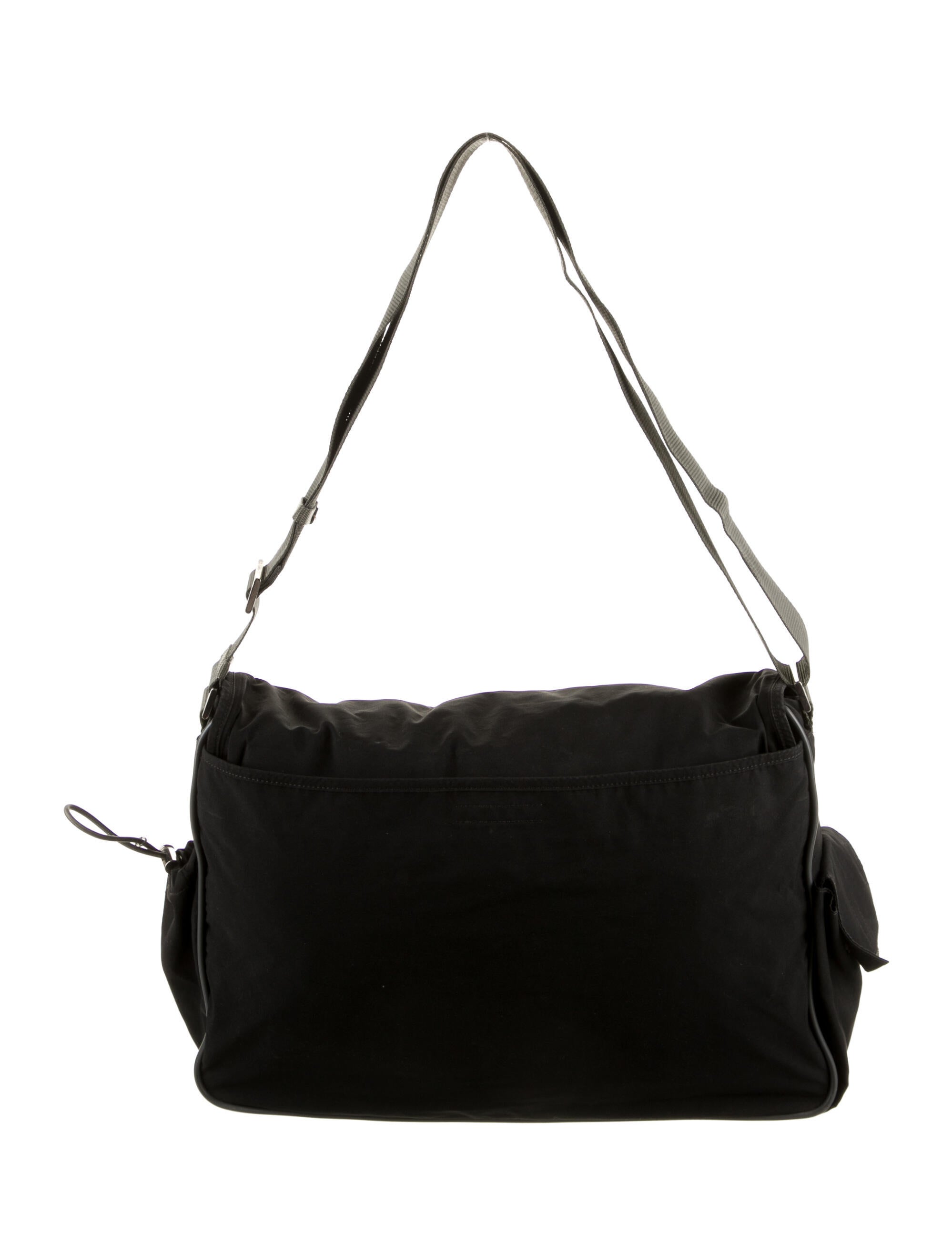 Prada Sport Tessuto Messenger Bag - Black Messenger Bags, Bags