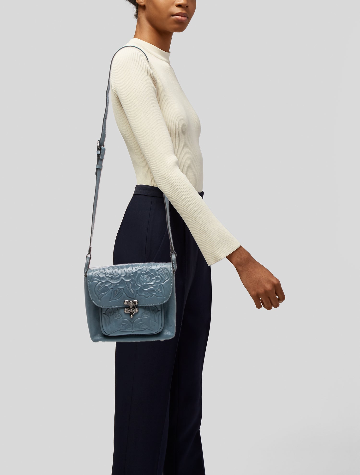 Patricia Nash Leather Crossbody Bag