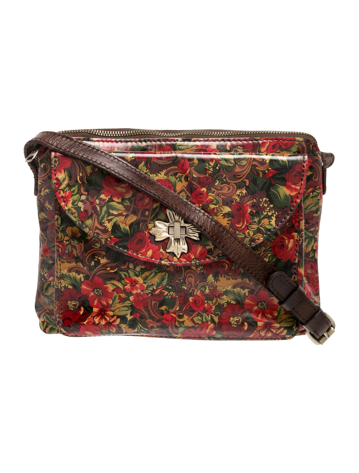 Patricia Nash Leather Messenger Bag