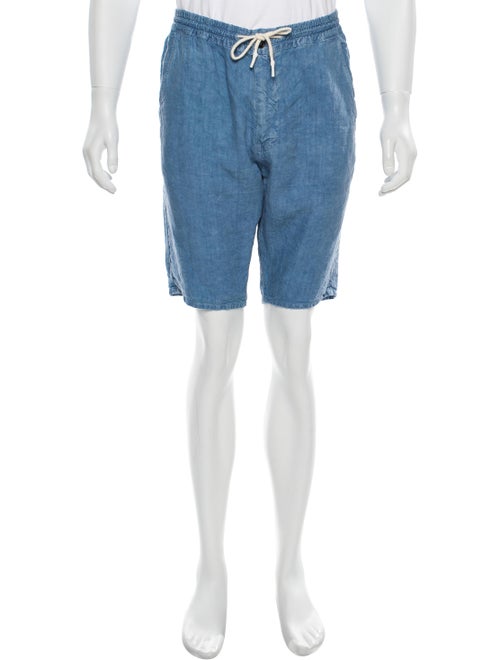 President's 2019 Linen Bermuda Shorts blue