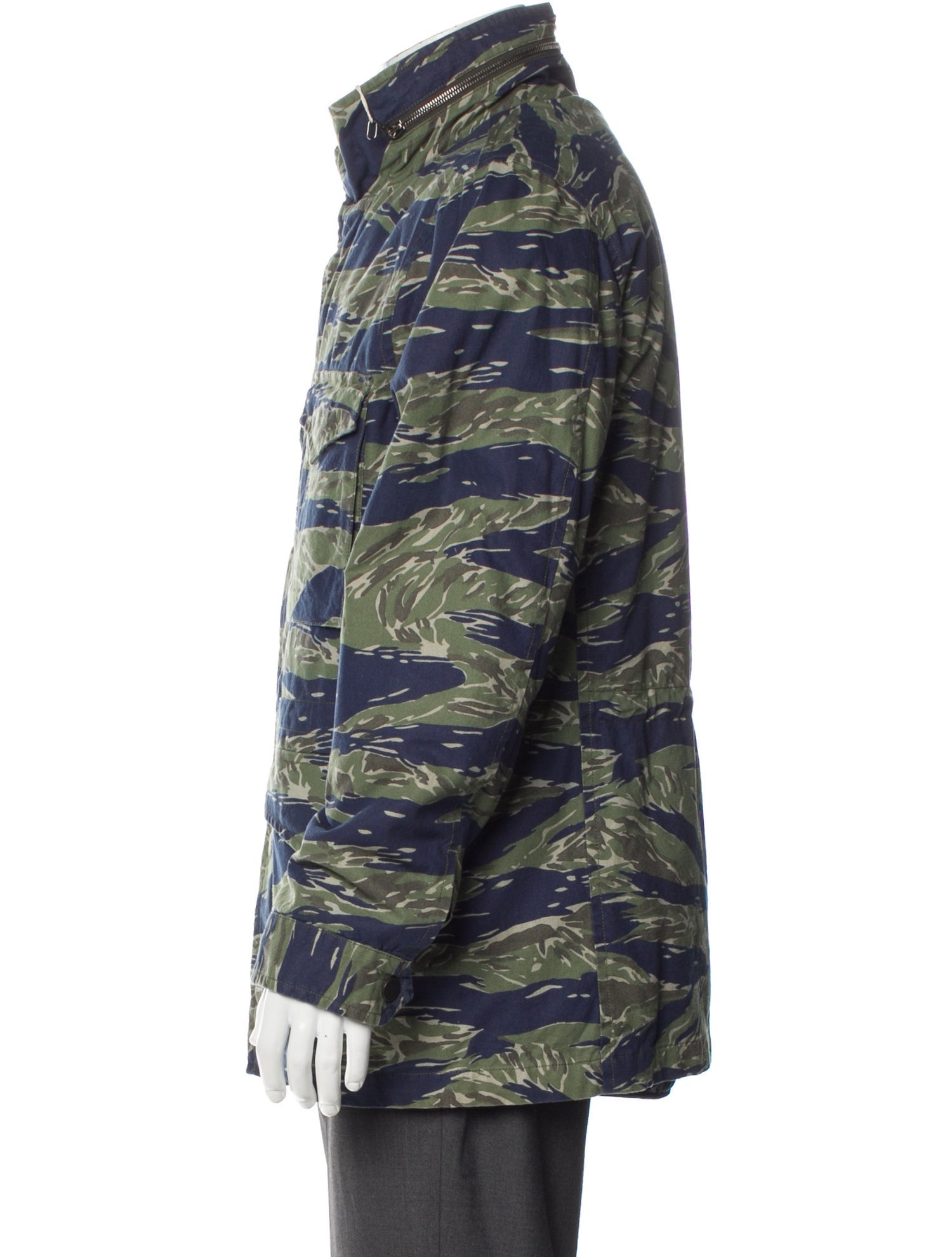 PRESIDENT'S Printed Utility Jacket w/ Tags