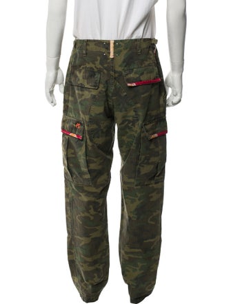 PRESIDENT'S Camouflage Print Cargo Pants