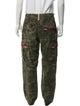 PRESIDENT'S Camouflage Print Cargo Pants