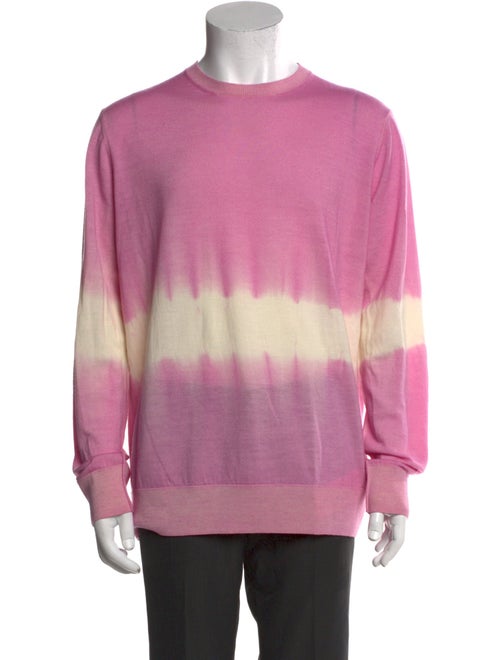 PRESIDENT'S Wool Tie-Dye Print Pullover