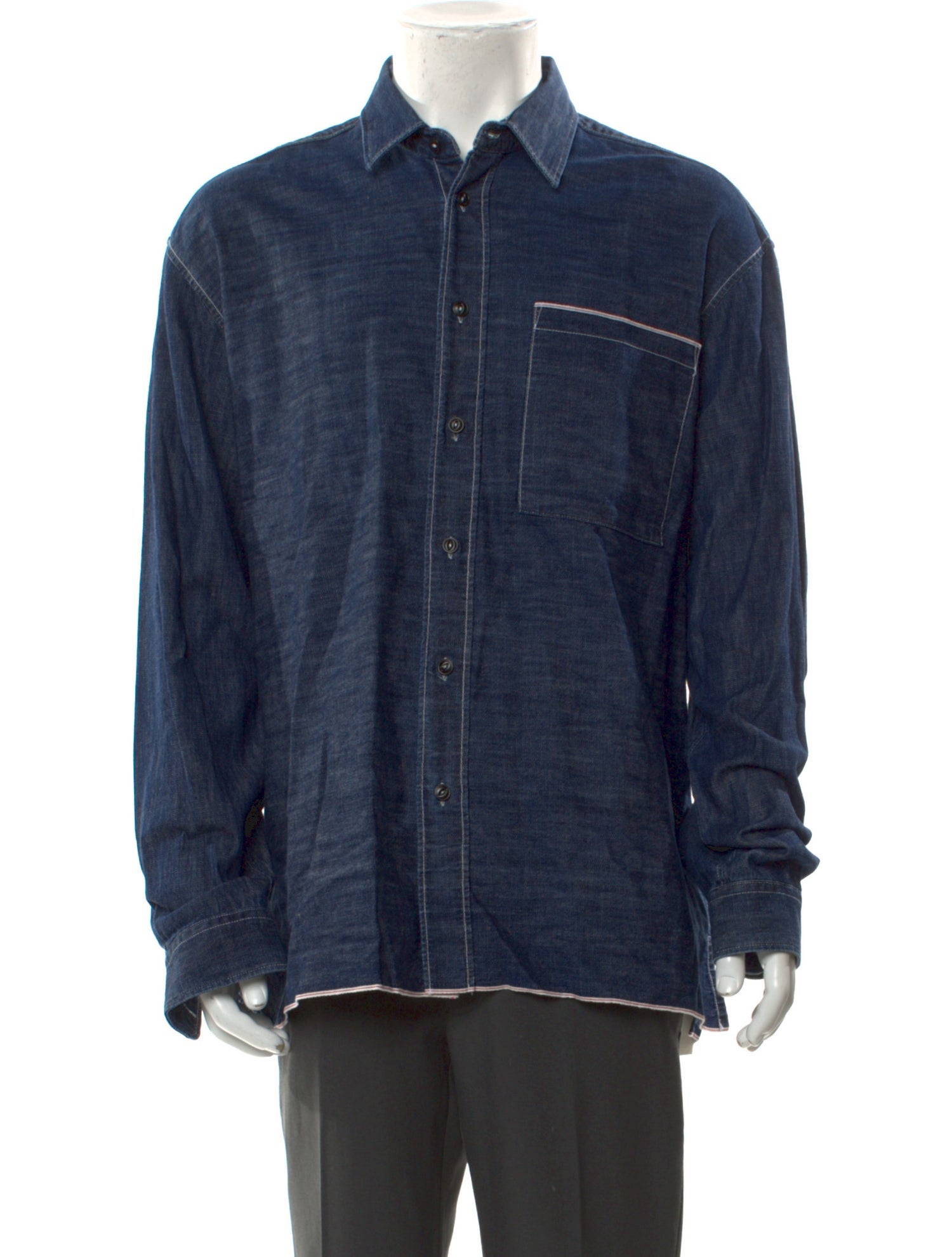 PRESIDENT'S Long Sleeve Denim Shirt